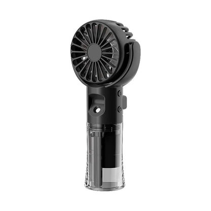 Portable Water Mist Fan Mini Handheld Fan USB Charging 4 Speeds Hanging Neck Spray Fans Portable Personal Hand Held Small Fan